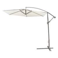 Sombrilla lateral de aluminio natural 270 cm