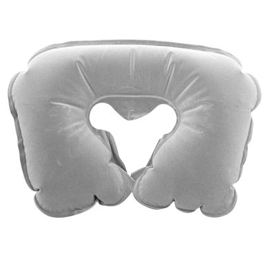 Almohada de viaje 37 x 24 cm gris
