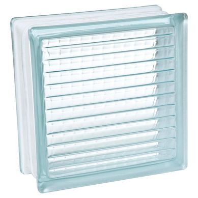 Ladrillo de vidrio bast�n cruzado transparente