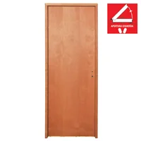 Puerta de interior placa 70 x 200 x 10 cm cedro Izquierda