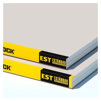Placa de yeso est�ndar 9.5 mm