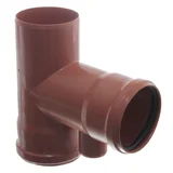 Ramal simple a 90° Mh de 110 x 110 mm con Ventilación
