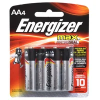 Pack de 4 pilas alcalinas AA