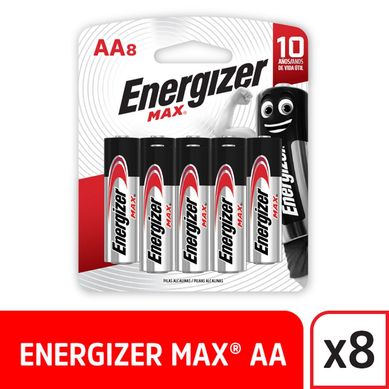 Pack de 8 pilas alcalinas AA
