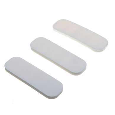 Topetina Rectangular Blanca
