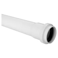 PVC junta elástica tubo cloacal 40 mm x 3 m