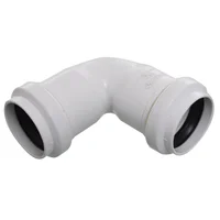 Codo PVC junta elástica 87 30° HH 40 mm