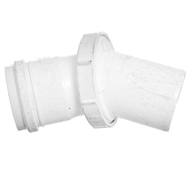 Codo PVC junta el�stica poliangular 45� MH 63 mm