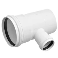 Ramal PVC junta elástica 87 30° redonda MH 110 x 50 mm