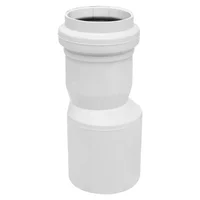 PVC junta elástica reducción excéntrica MH 110 x 50 mm