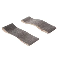 Pack de 2 bandas de lija para madera y metal 75 x 457 mm grano grueso