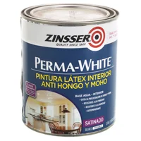 Pintura látex de interior blanca satinado antimoho 1 L