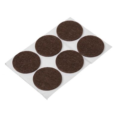 Filtro adhesivo circular 32 mm marr�n por 6 unidades