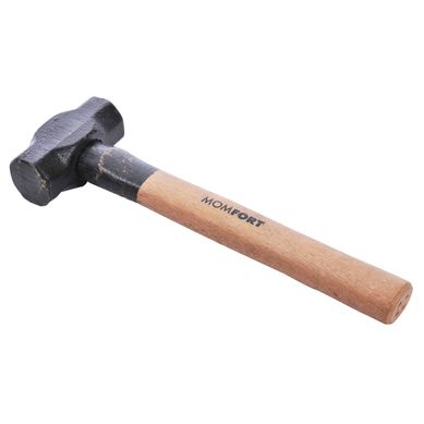 Maceta de acero con mango de madera 1 Kg