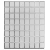 Baldosa recto gris y blanco 40 x 40 cm