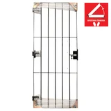 Puerta reja 80 x 200 x 10 cm izquierda hierro