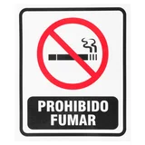 Etiqueta adhesiva 13 x 11 Prohibido Fumar por 5 unidades