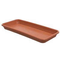 Plato jardín 35 cm Barro