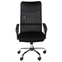 Silla de oficina negra regulable