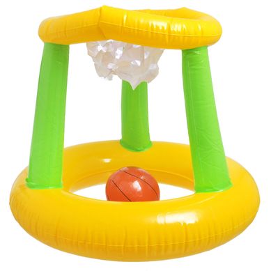 Aro de bsquet inflable con pelota 67 x 55 cm