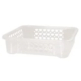 Canasto organizador de plástico transparente 3,3 L