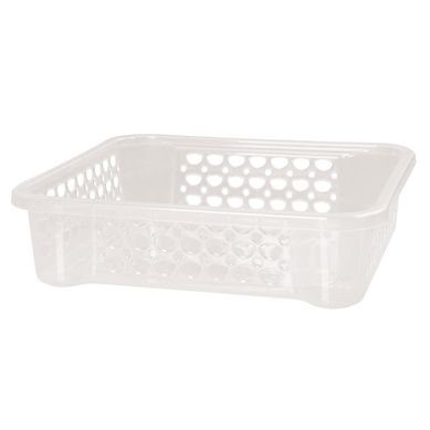 Canasto organizador de plstico transparente 3,3 L