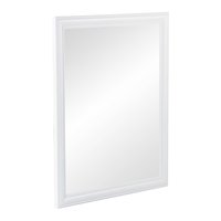 Espejo rectangular 40 x 50 cm blanco