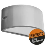 Aplique de pared para exterior una luz aluminio Unidireccional gris E27 IP54