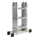 Escalera multipropósito de aluminio 12 escalones 3.55 m