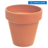 Maceta de barro colores surtidos Nº 10