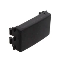 Pack de 2 módulos ciegos negro