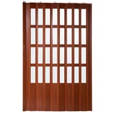 Puerta plegable Lugano Caoba 120 x 200 cm Derecha/Izquierda