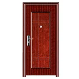 Puerta de seguridad Line marrón 90 x 200 x 10 cm izquierda
