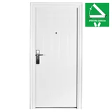 Puerta de seguridad Line blanca 90 x 200 x 10 cm derecha