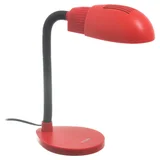 Lámpara de escritorio Wally 1 luz E27 rojo