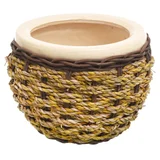 Maceta Rattan 17 x 12 cm