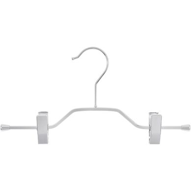 Percha con broches de metal plateado