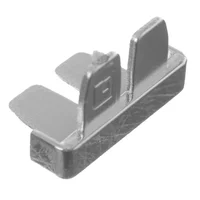 Pack de 12 terminales de tapacantos aluminio brillante