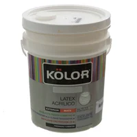 Base acrílica Súper lavable exterior mate Pastel 18 l