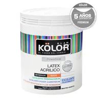 Pintura látex de interior blanca mate lavable 20 L