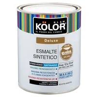 Esmalte sintético negro satinado lavable 1 L