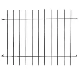 Reja de hierro negra para ventana de aluminio 150 x 110 cm