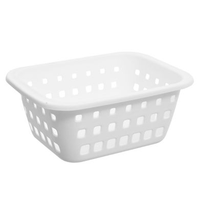 Canasto organizador de plstico blanco 1,4 L