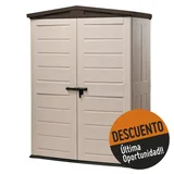 Caseta Woodland High de resina 147 x 84 x 200 cm