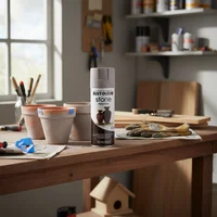 Aerosol American Accents acabado texturado piedra gris 312 gr