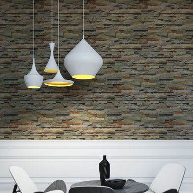 Revestimiento Piedra xido pared exterior 60x15 cm