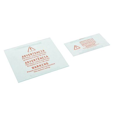 Vidrio para m�scara de soldar transparente