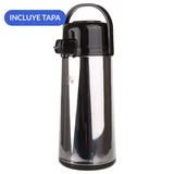Termo sifón de acero inoxidable 1,9 L plateado y negro