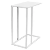 Mesa auxiliar 50 x 26 x 61 cm blanca