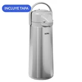 Termo sifón de acero inoxidable 2,5 L plateado